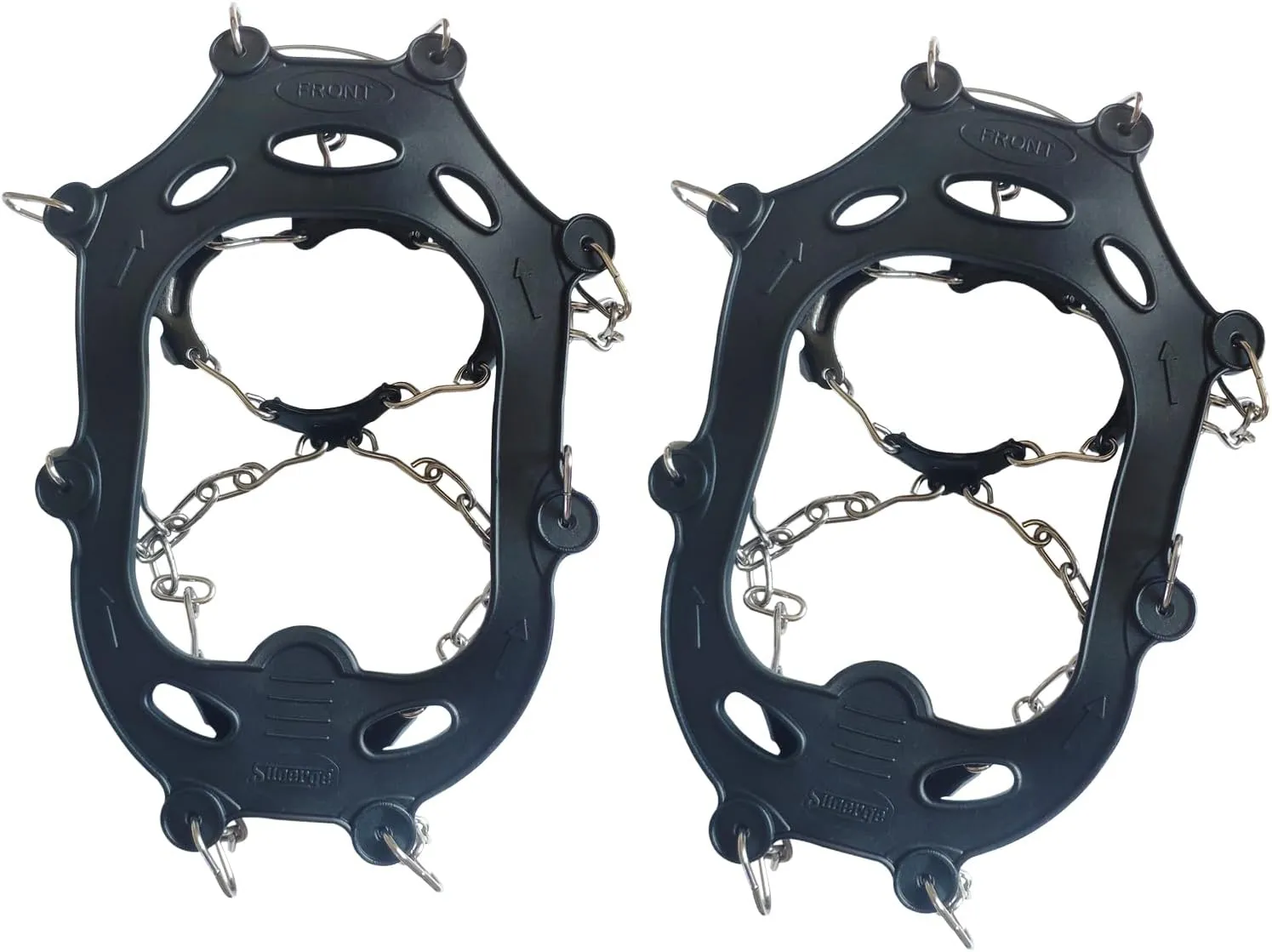 11 Spikes Kids Crampons for Hiking Boots Ice Cleats 11 Teeth Anti Slip Crampons Hiking Climbing Walking Shoes Toddler-Preschool-Gradeschooler-Teens