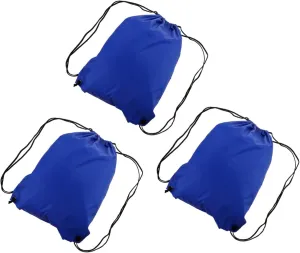 3Pcs Drawstring Backpacks for Sports and Travel Durable Storage Bags for Shoes Clothes and Toiletries Lightweight and Compact Design for Outdoor Activities