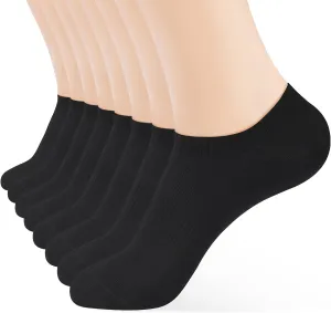 8 Pairs Ankle Socks Women's and Men - Soft Thin Cotton Athletic Running Low Cut No Show Summer Socks