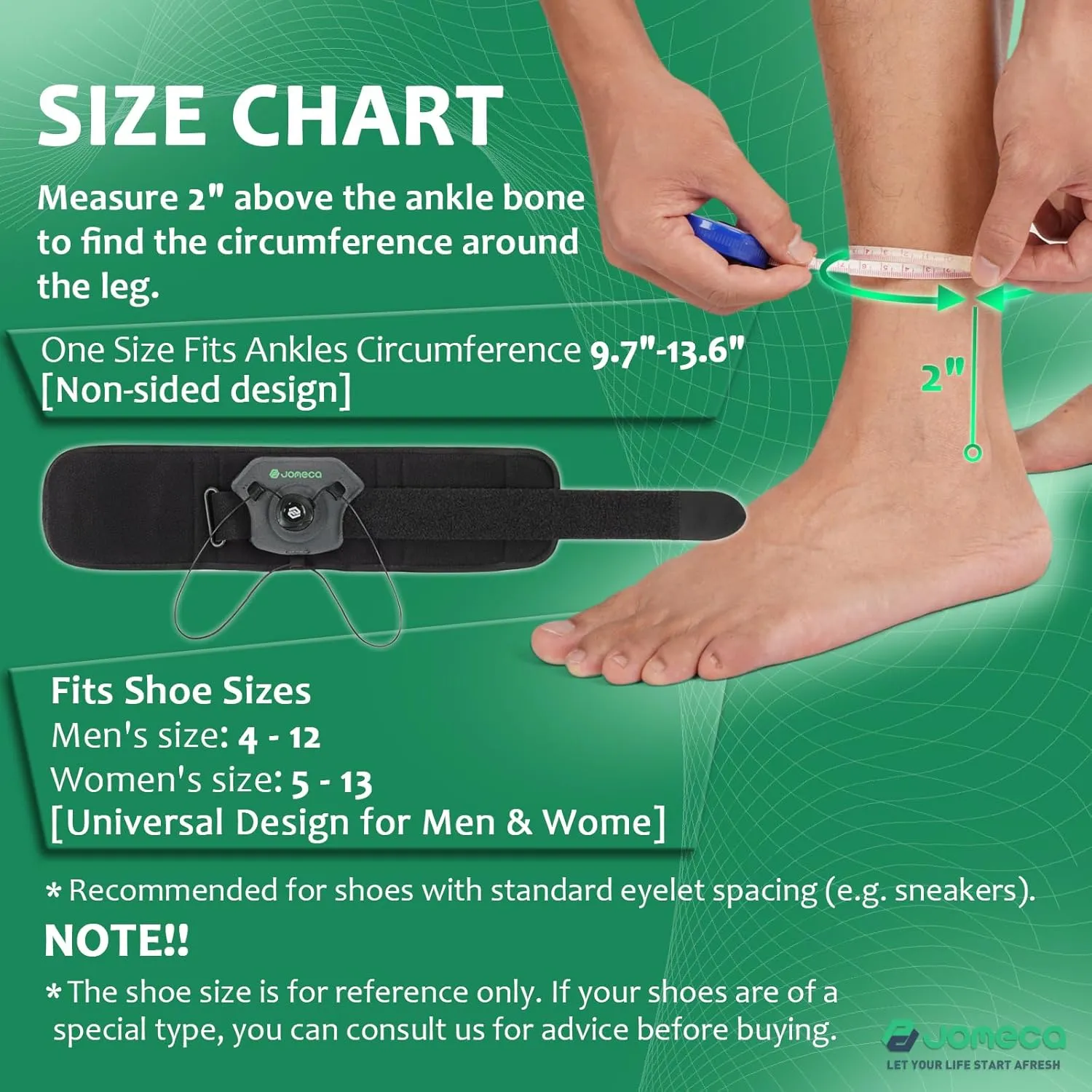 Adjustable Drop Foot Brace with Rotary Knob AFO Ankle Foot Orthosis for Dorsiflexion Support Foot Drop Prevention Foot Drop Brace for Walking Shoe Eyelet Hook Attachment (1 Pack)