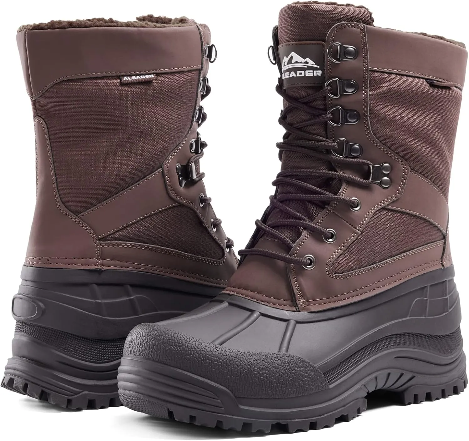 ALEADER Men's Waterproof Winter Snow Boots Thinsulate