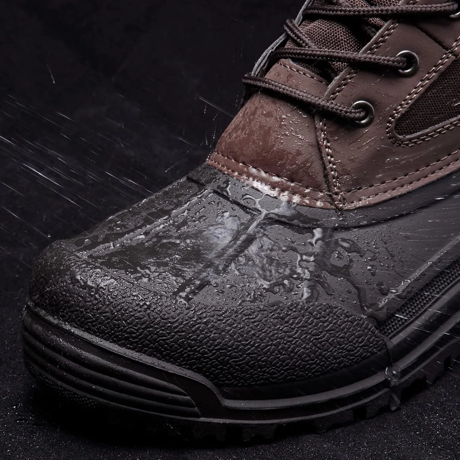 ALEADER Men's Waterproof Winter Snow Boots Thinsulate