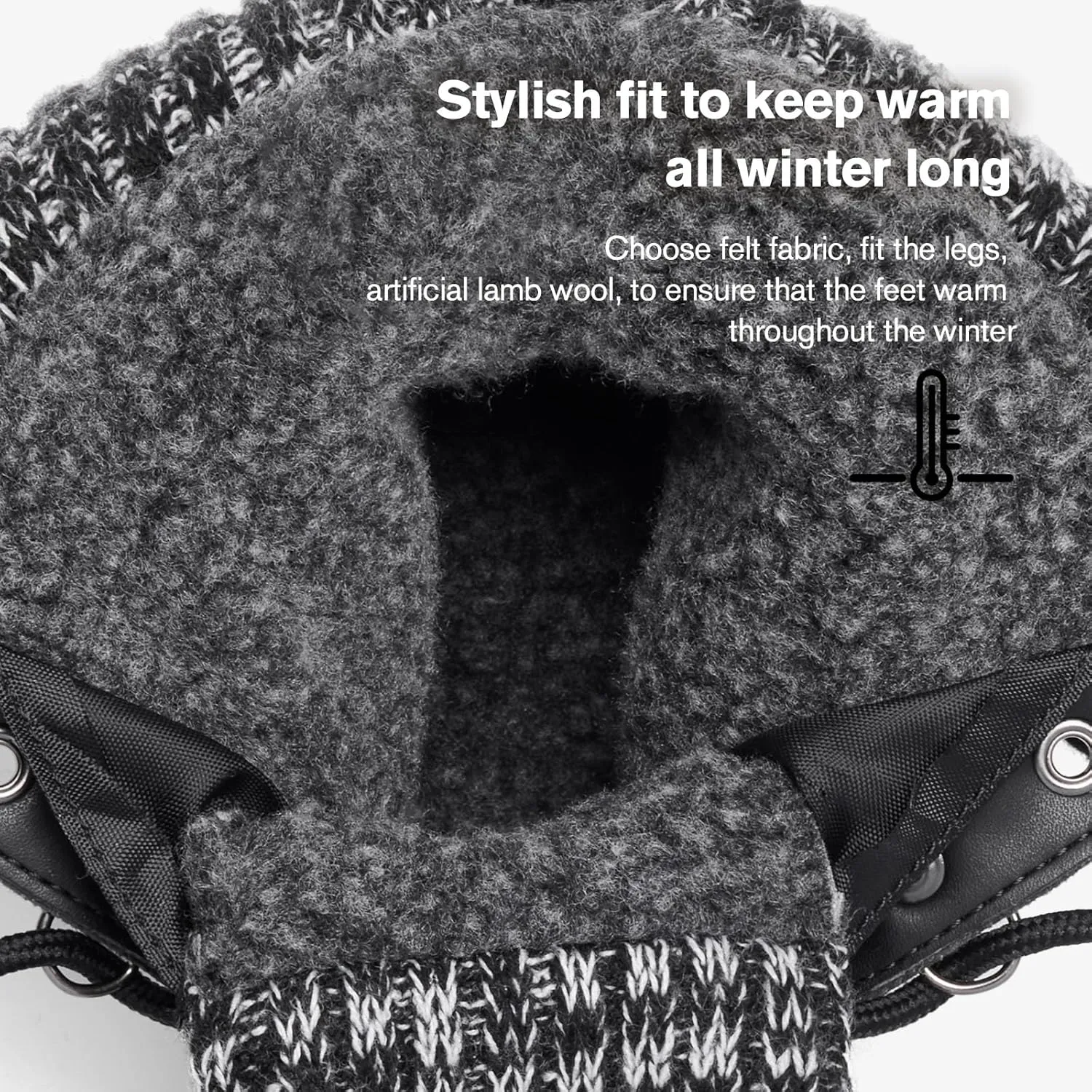 ALEADER Womens Winter Snow Boots | Waterproof Shell | Duck Boots