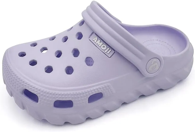 Amoji Kids Garden Clogs Boy Girl Gardening Shoes Youth