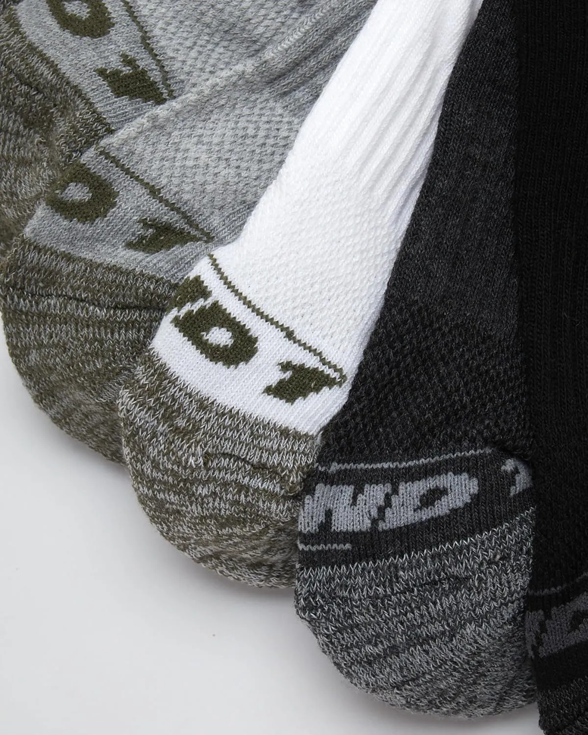 AND1 Boys Quarter Socks - 8 Pack Moisture Wicking Cushioned Athletic Basketball and Running Socks for Boys (Sizes: S-M)