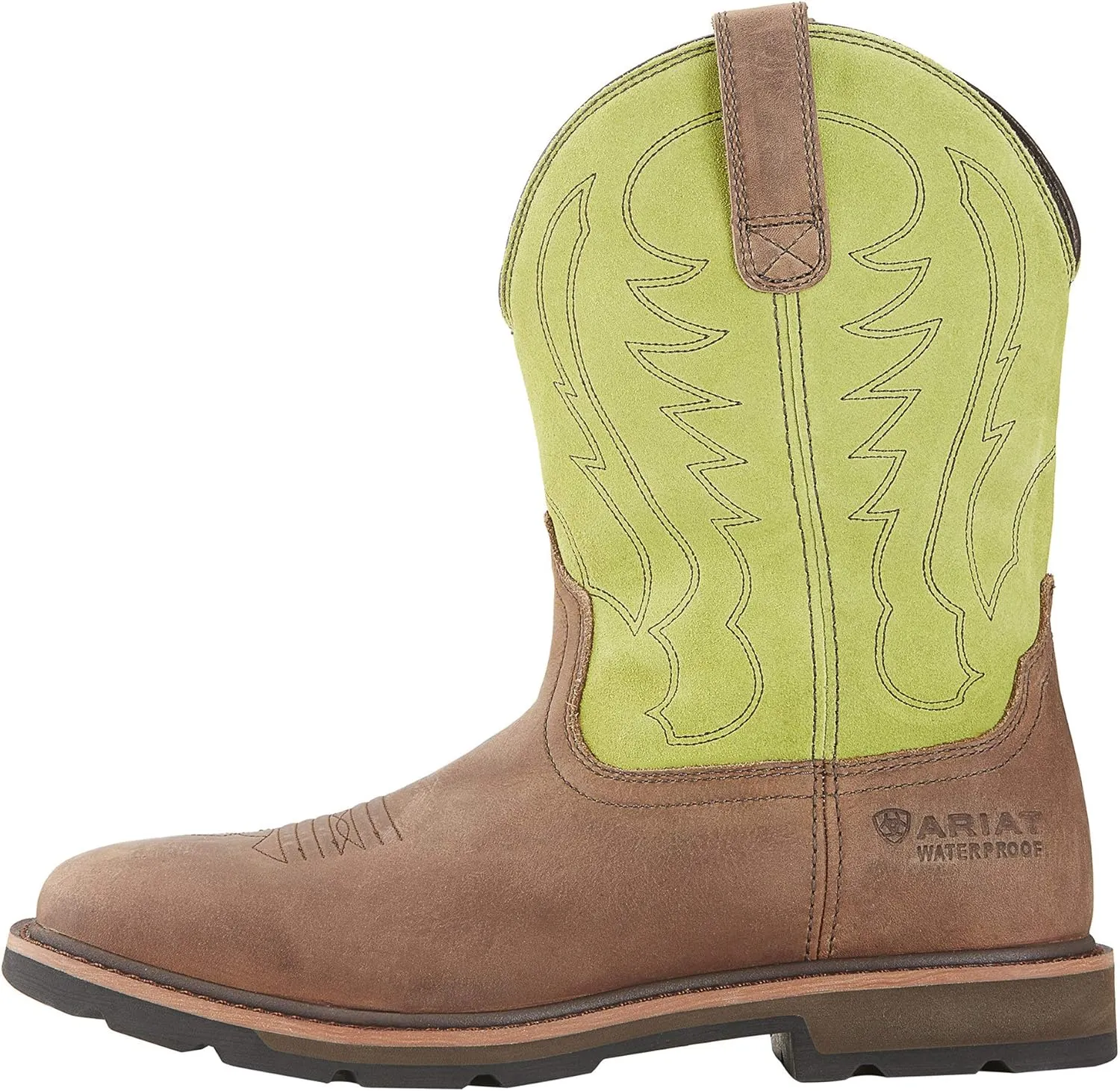 Ariat Men's Groundbreaker Wide Square Toe Waterproof Steel Toe Work Boot