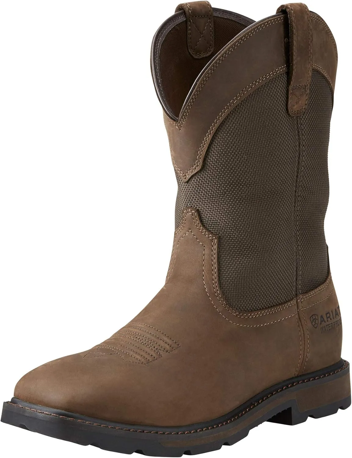Ariat Men's Groundbreaker Wide Square Toe Waterproof Steel Toe Work Boot