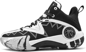 ASHION Men's Basketball Shoes Fashion Breathable Non Slip Sneakers Mens Arch Support Running Sport Shoes