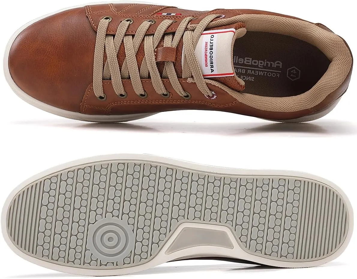 ASTERO Shoes for Men Casual Stylish Sneakers Dress Non-Slip Low Top Walking Shoes