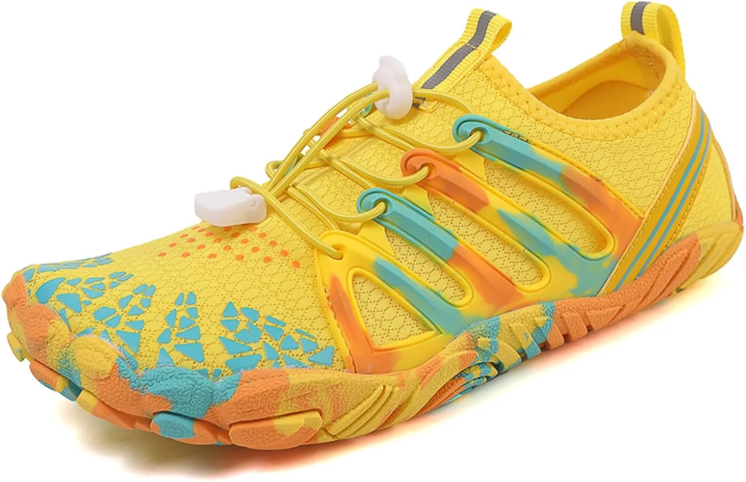 Barefoot Water Shoes for Women Men Wide Toe Quick-Dry Footwear Lightweight Mesh Breathable Aqua Shoes Beach Swim Yoga Exercise Surf Slip On Sneakers for Men Women