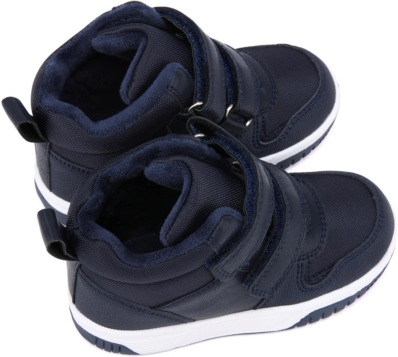 BMCiTYBM Toddler Snow Boots Boys Girls Winter Warm Shoes High Top Outdoor Sneakers for Cold Weather