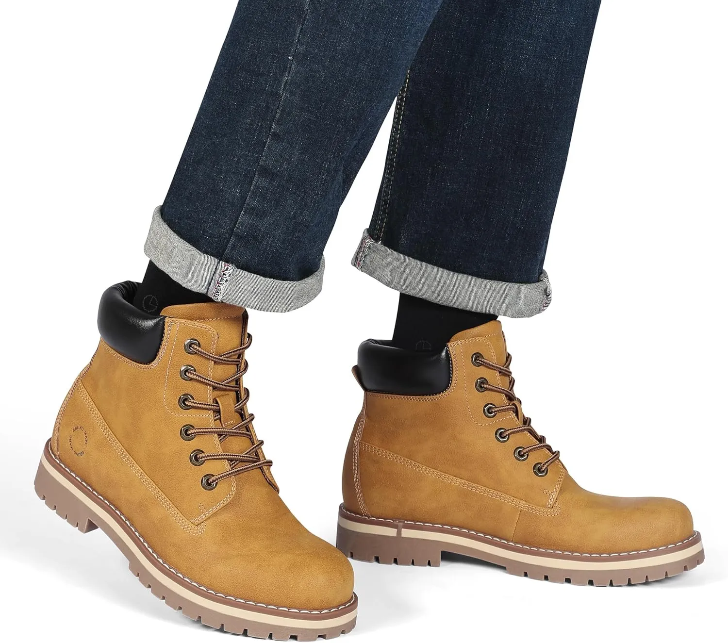 Bruno Marc Men's Classic Winter Fall Boots Outdoor Work Boots 2.0