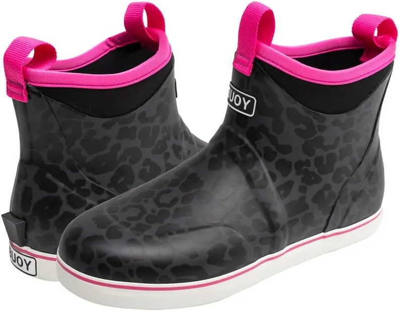 Buoy Boots Womens Waterproof Deck Ankle Rain Boots