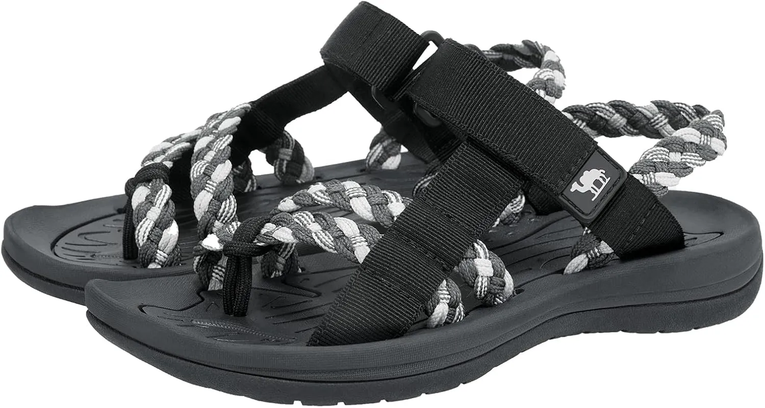 CAMEL CROWN Hiking Sandals for Women Comfortable Athletic Sport Sandal with Arch Support for Casual Walking Outdoors Water Beach Vacation