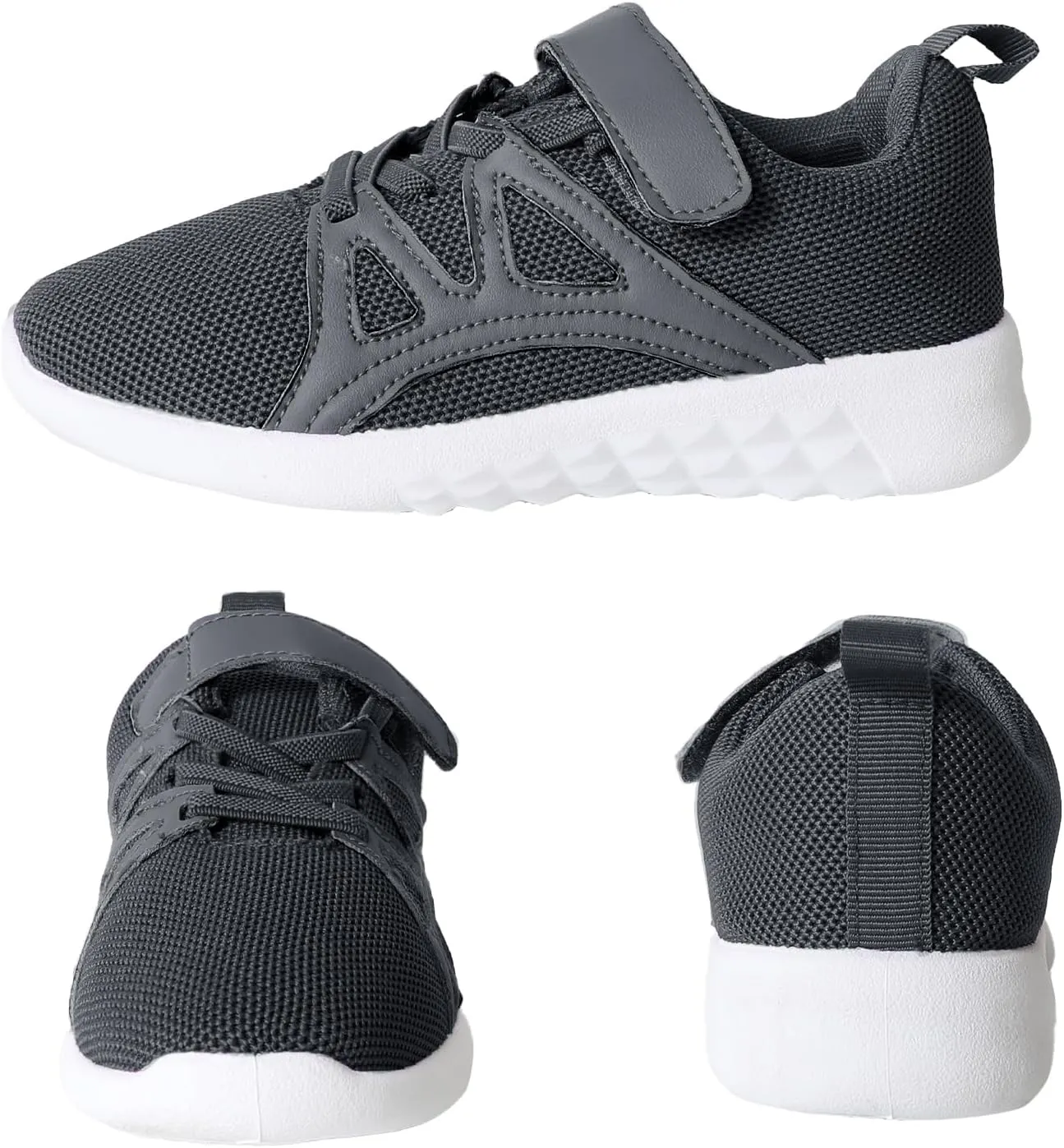CHIN·MOON Boys Girls Lightweight Running Shoes Kids Tennis Walking Shoes Breathable Sports Sneakers (Little Kid/Big Kid)