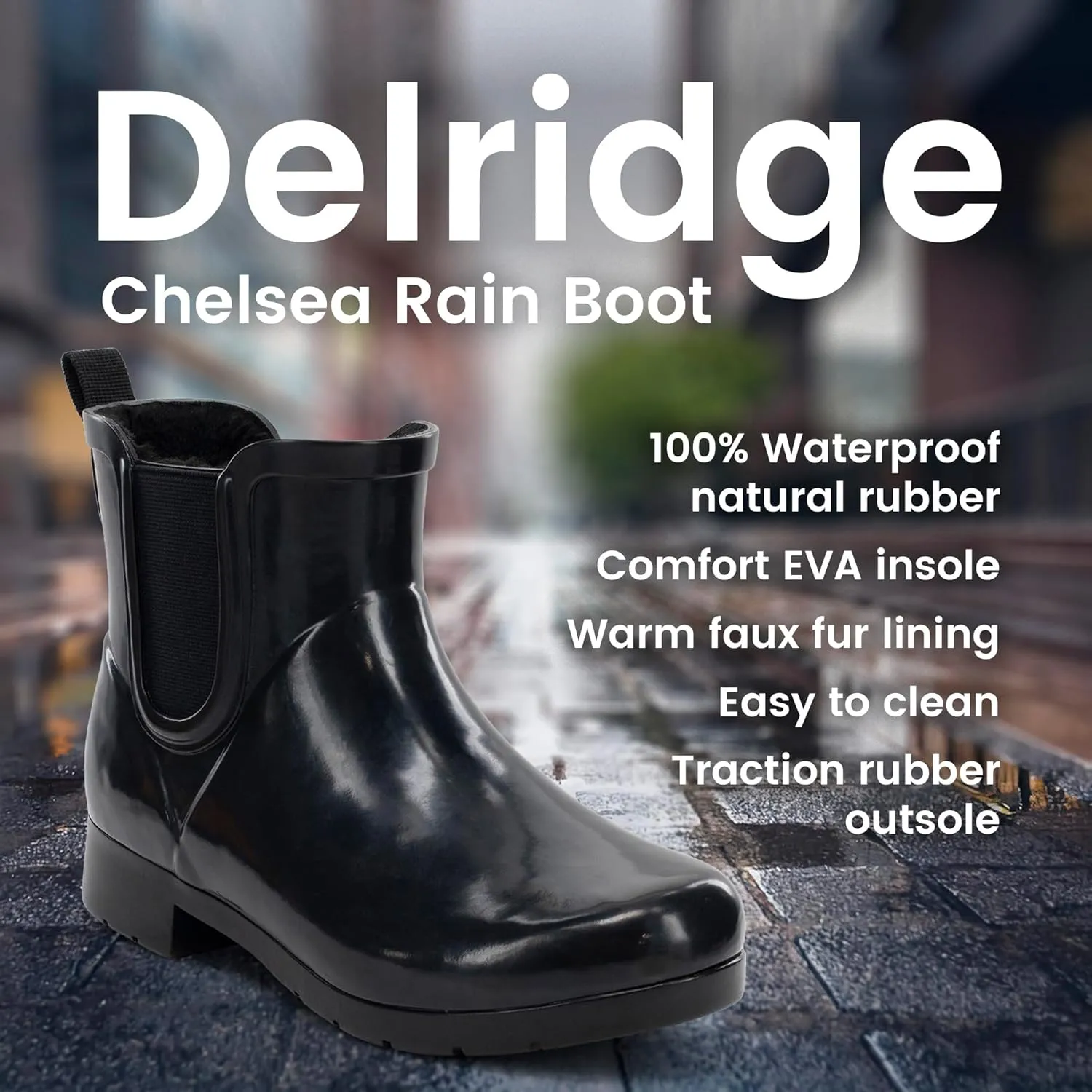 Chooka Women's Waterproof Plush Chelsea Bootie