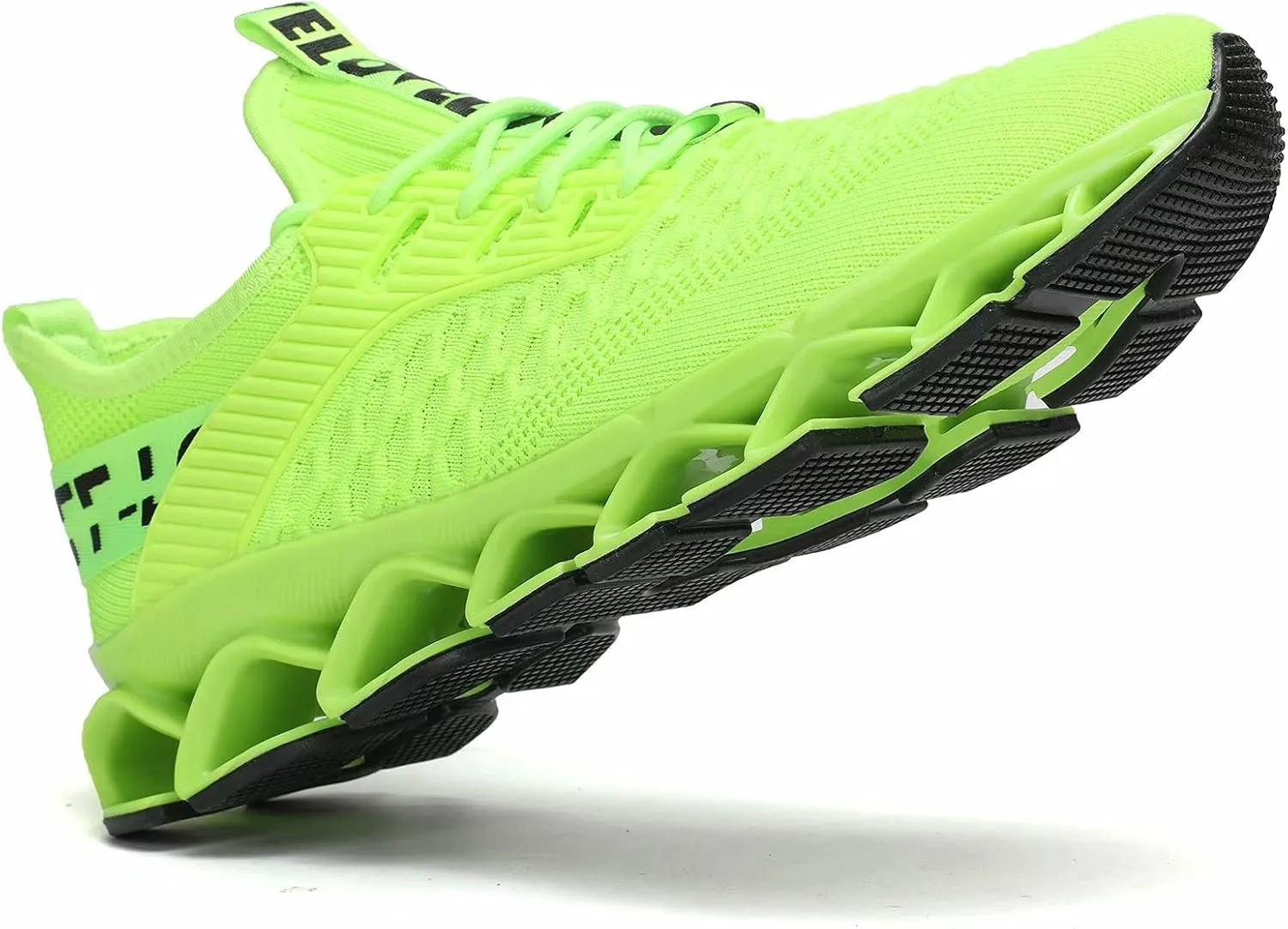 Chopben Men's Running Shoes Blade Non Slip Fashion Sneakers Breathable Mesh Soft Sole Casual Athletic Walking Shoes