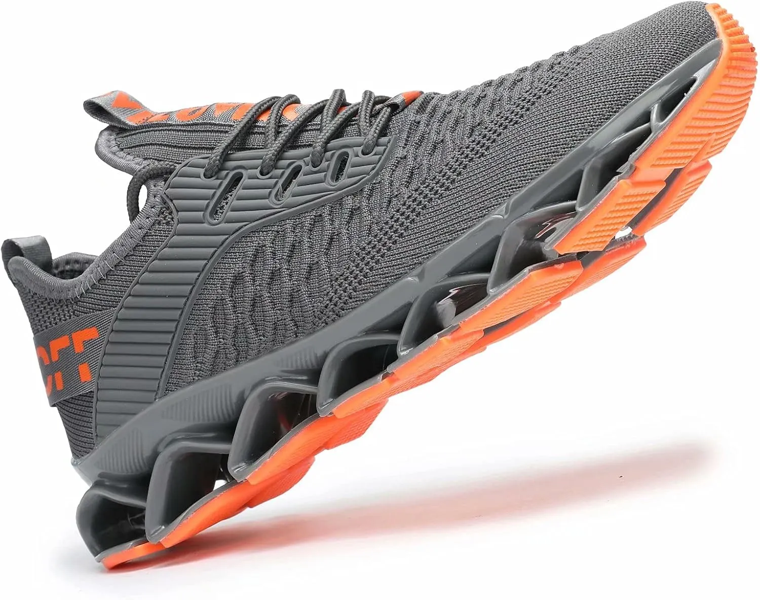 Chopben Men's Running Shoes Blade Non Slip Fashion Sneakers Breathable Mesh Soft Sole Casual Athletic Walking Shoes