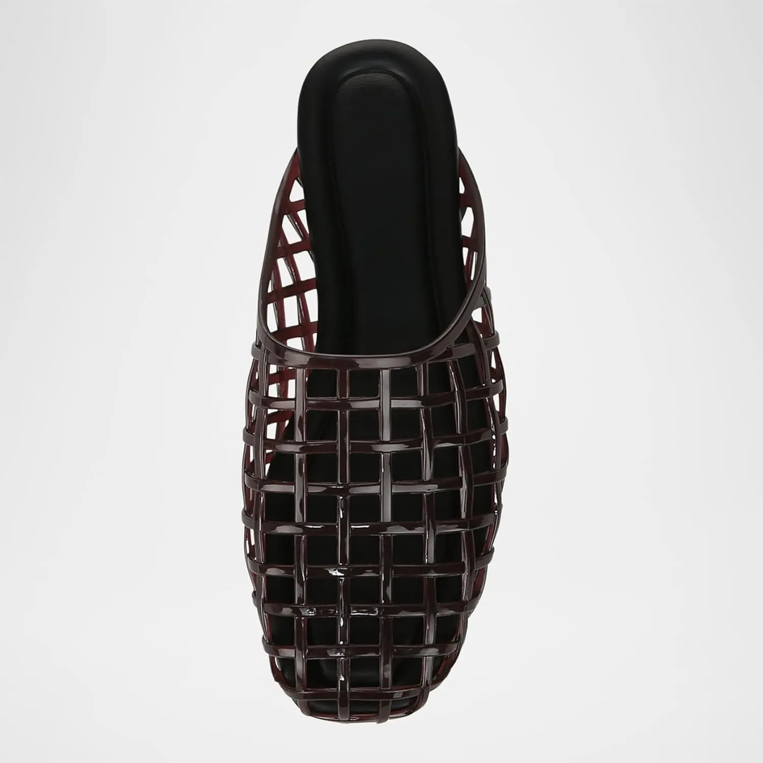 Clear Jelly Shoes for Women Slip on Jelly Mesh Slides Sandals Comfortable Closed Toe Jelly Flats Sandals Jelly Summer Beach Sandals.