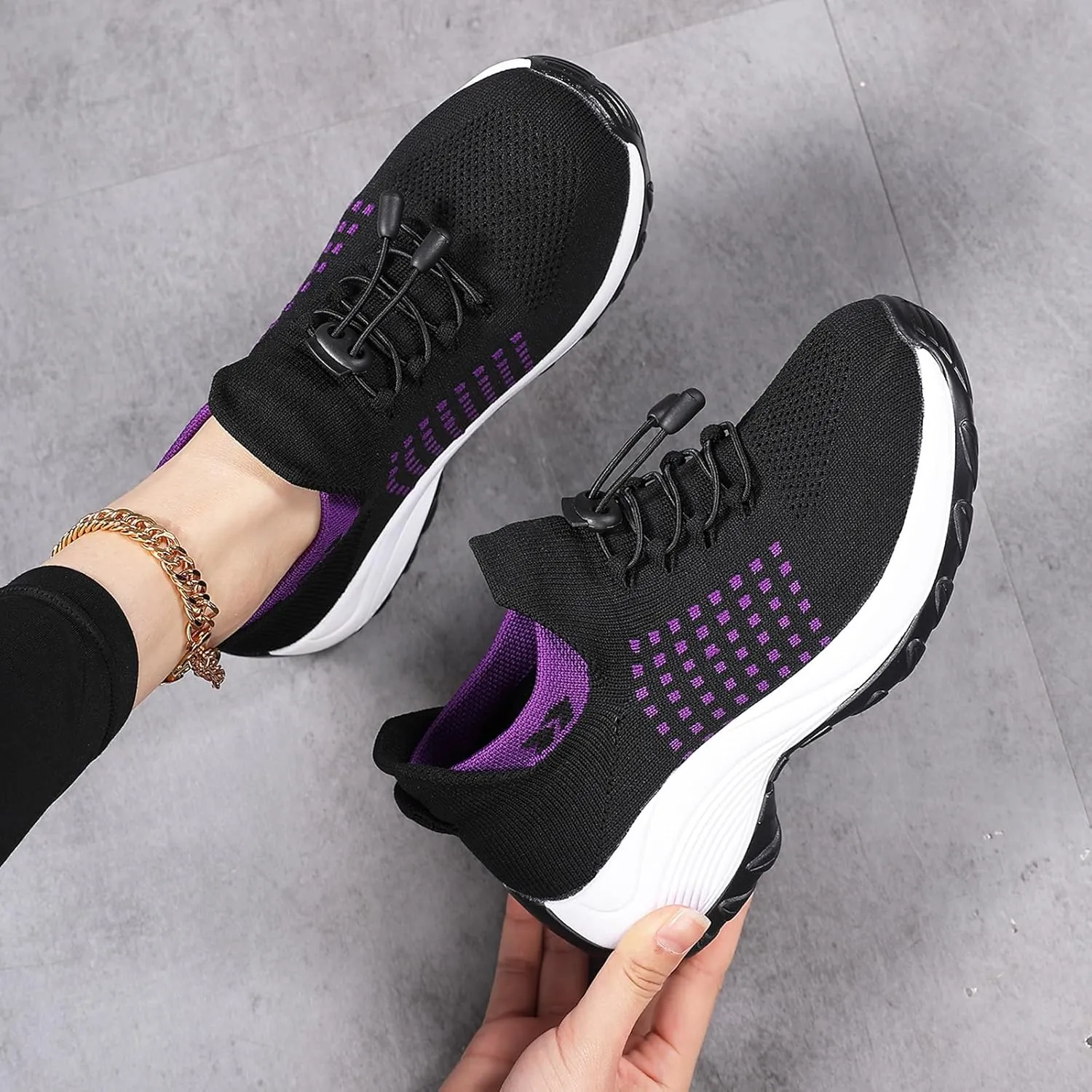 Comfort Wear Orthowear Shoes for Women Comfortwear Ortho Shoes for Women Plantar Fasciitis Orthopedic Sneakers Neuropathy Shoe Wide Width Toe Box Sneakers Arch Support Breathable Lightweight