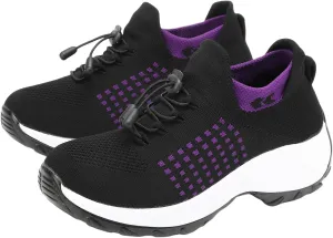 Comfort Wear Orthowear Shoes for Women Comfortwear Ortho Shoes for Women Plantar Fasciitis Orthopedic Sneakers Neuropathy Shoe Wide Width Toe Box Sneakers Arch Support Breathable Lightweight