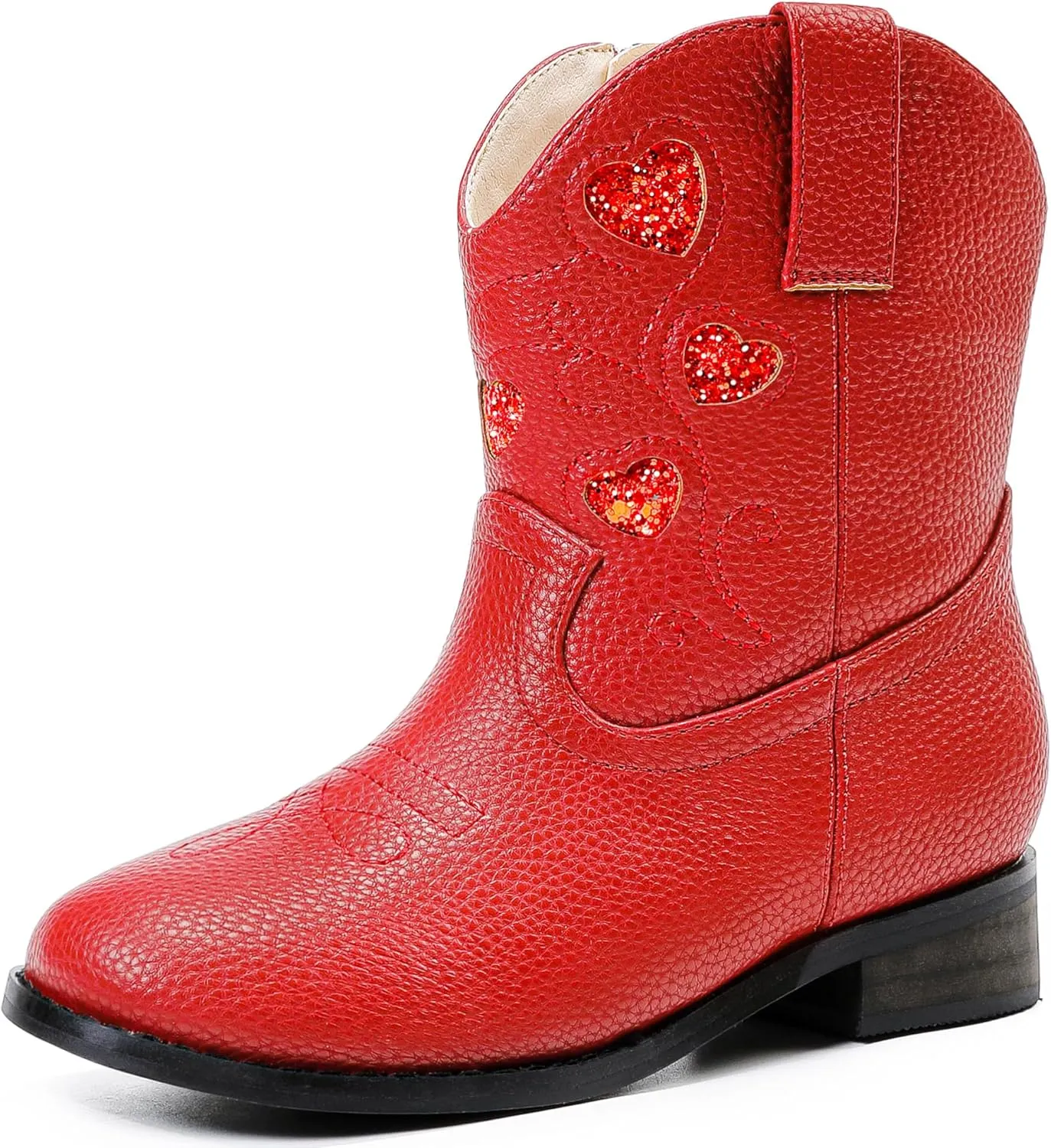 Cowboy Boots for Kids Western Little Girl Cowgirl Boots Toddler Horse Riding Ankle Boots Birthday Party