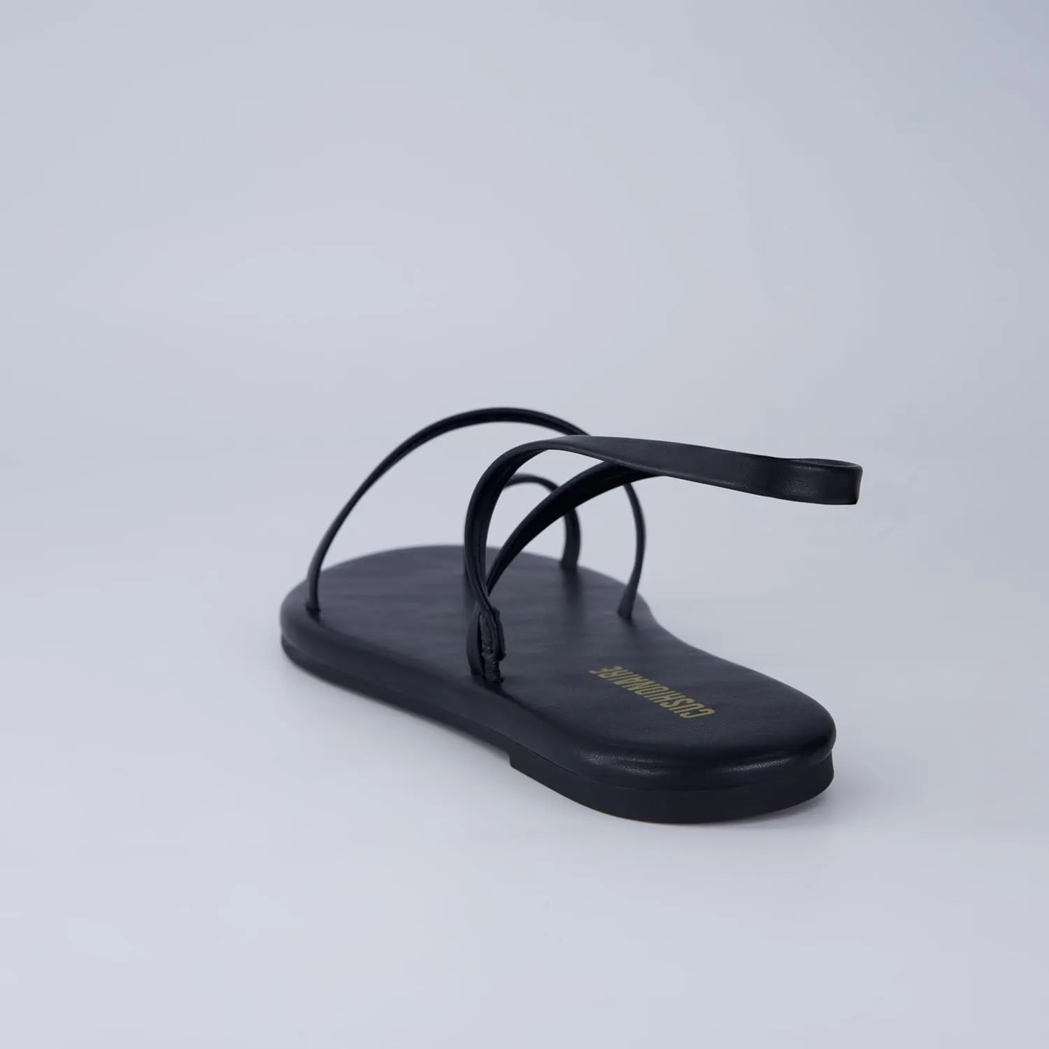 CUSHIONAIRE CHAI Women’s Strappy Sandals – Flat Sandals for Women, Comfortable Beach Sandals, Summer Slip-On Shoes, Casual Dressy Sandals