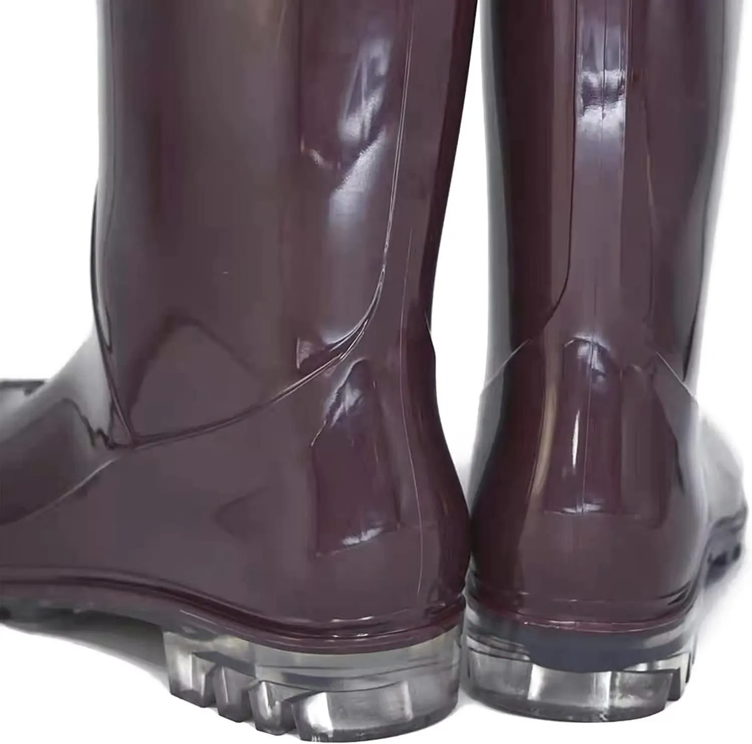 DaeRainy Tall Rain Boots for Women, Knee High Waterproof Slip On Garden Boots