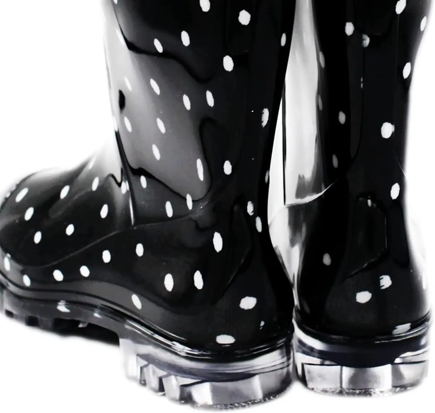 DaeRainy Tall Rain Boots for Women, Knee High Waterproof Slip On Garden Boots