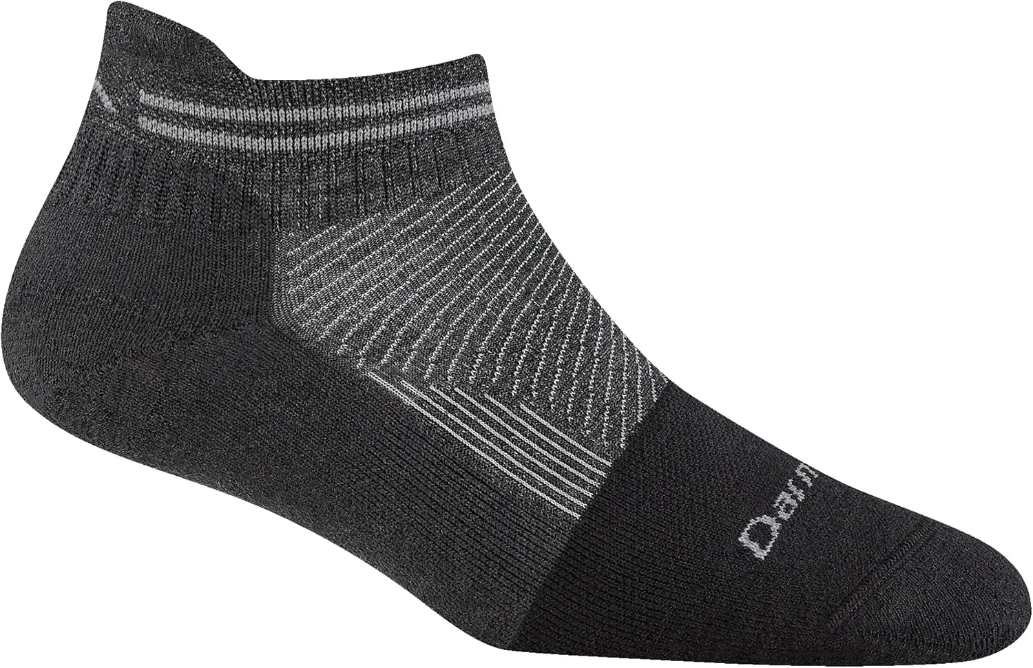 Darn Tough Vermont Steely Lightweight No Show Socks Women, No Show Tab Running Socks Full Cushion Toe Box, Style 2210