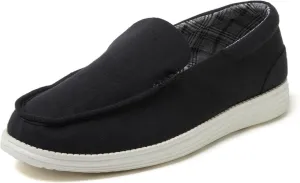 Dearfoams Men's Ronan Lightweight Casual Slip on Shoes Loafer