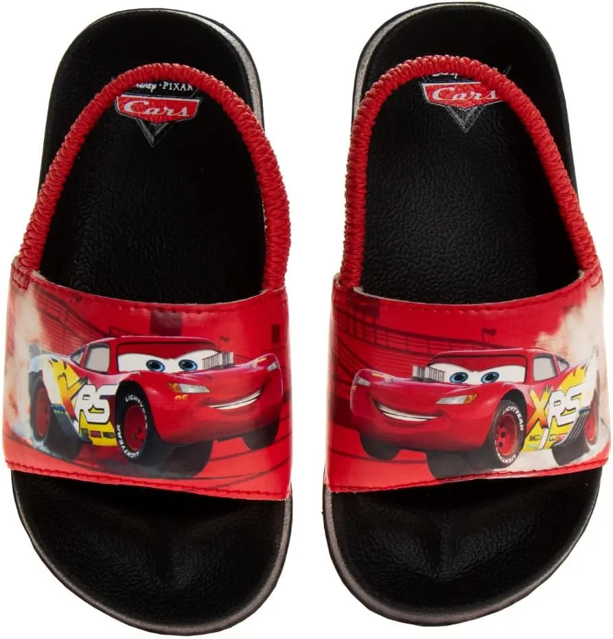 Disney Minnie Mickey Encanto Lightning McQueen Lilo n Stich Slides Backstrap Slip-On Beach Sandals (Toddler/Little Kid)