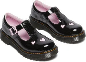 Dr. Martens Unisex-Child Bex Heart Youth Mary Jane (Big Kid) Flat