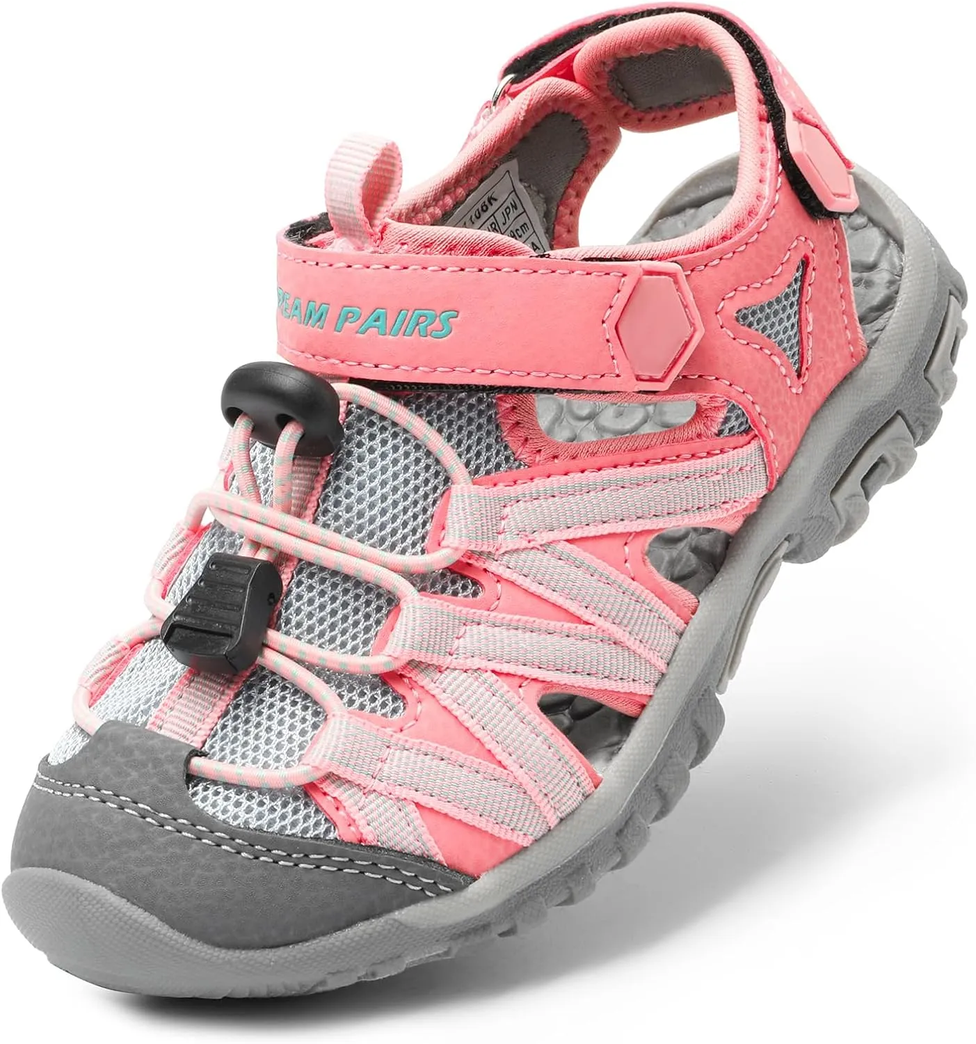 DREAM PAIRS Boys Girls Closed-Toe Outdoor Summer Sport Sandals for Little/Big Kid