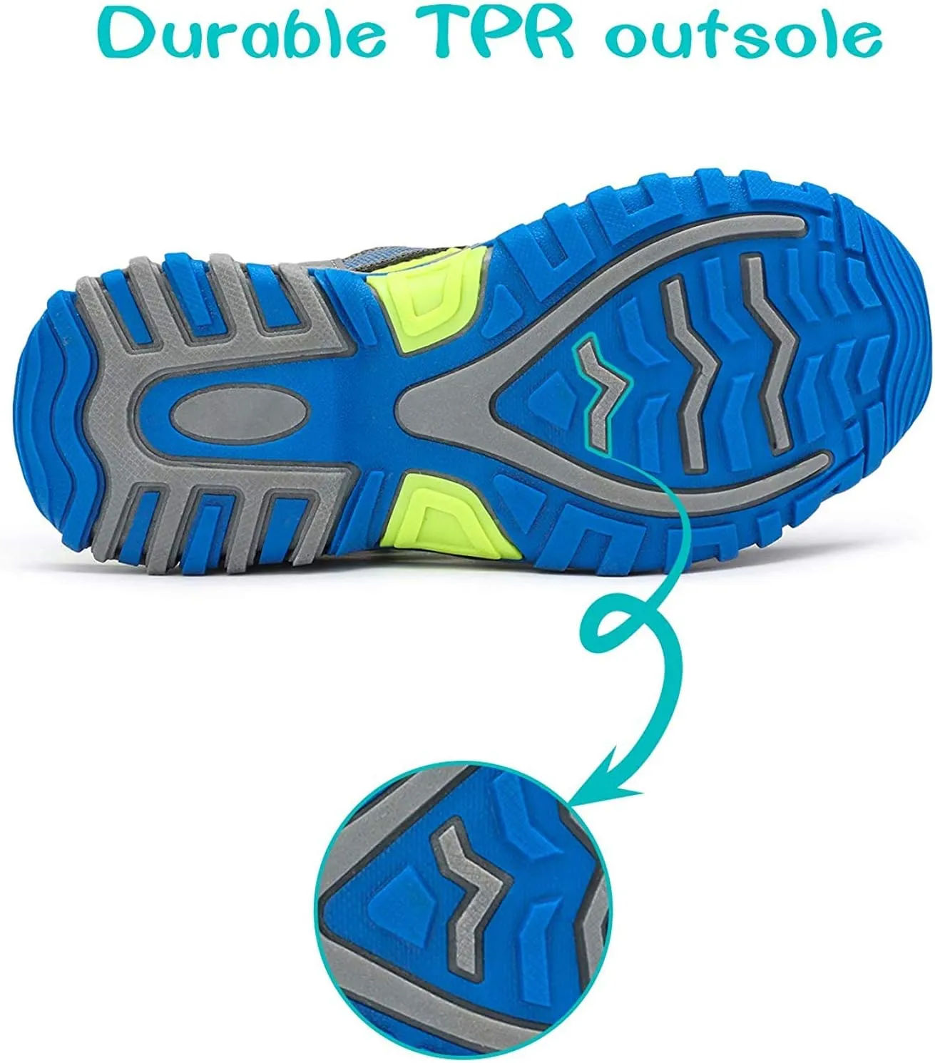 DREAM PAIRS Boys Girls Closed-Toe Outdoor Summer Sport Sandals for Little/Big Kid