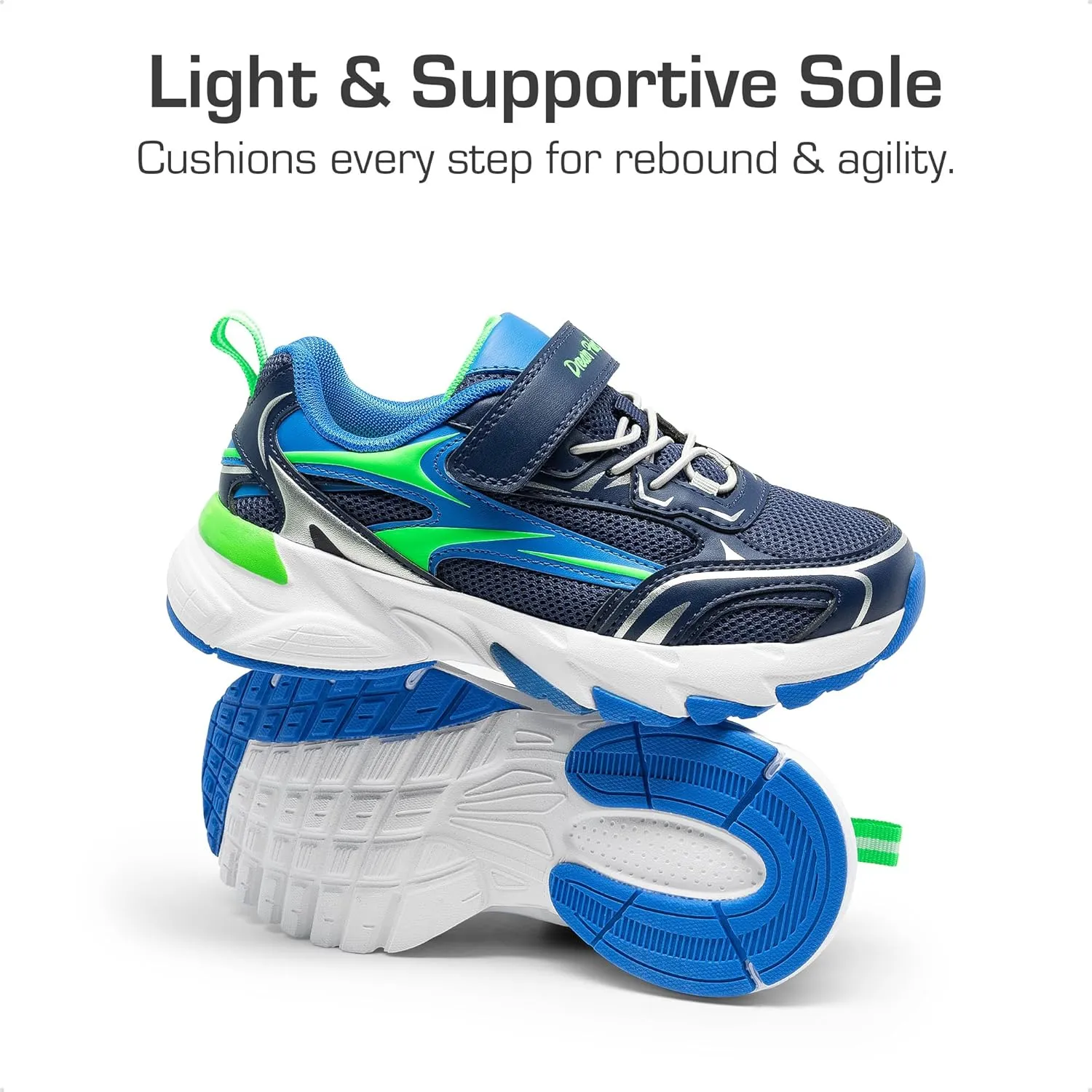 DREAM PAIRS Boys Girls Shoes Kids Tennis Athletic Running Footwear Breathable Walking Sneakers for Little/Big Kid