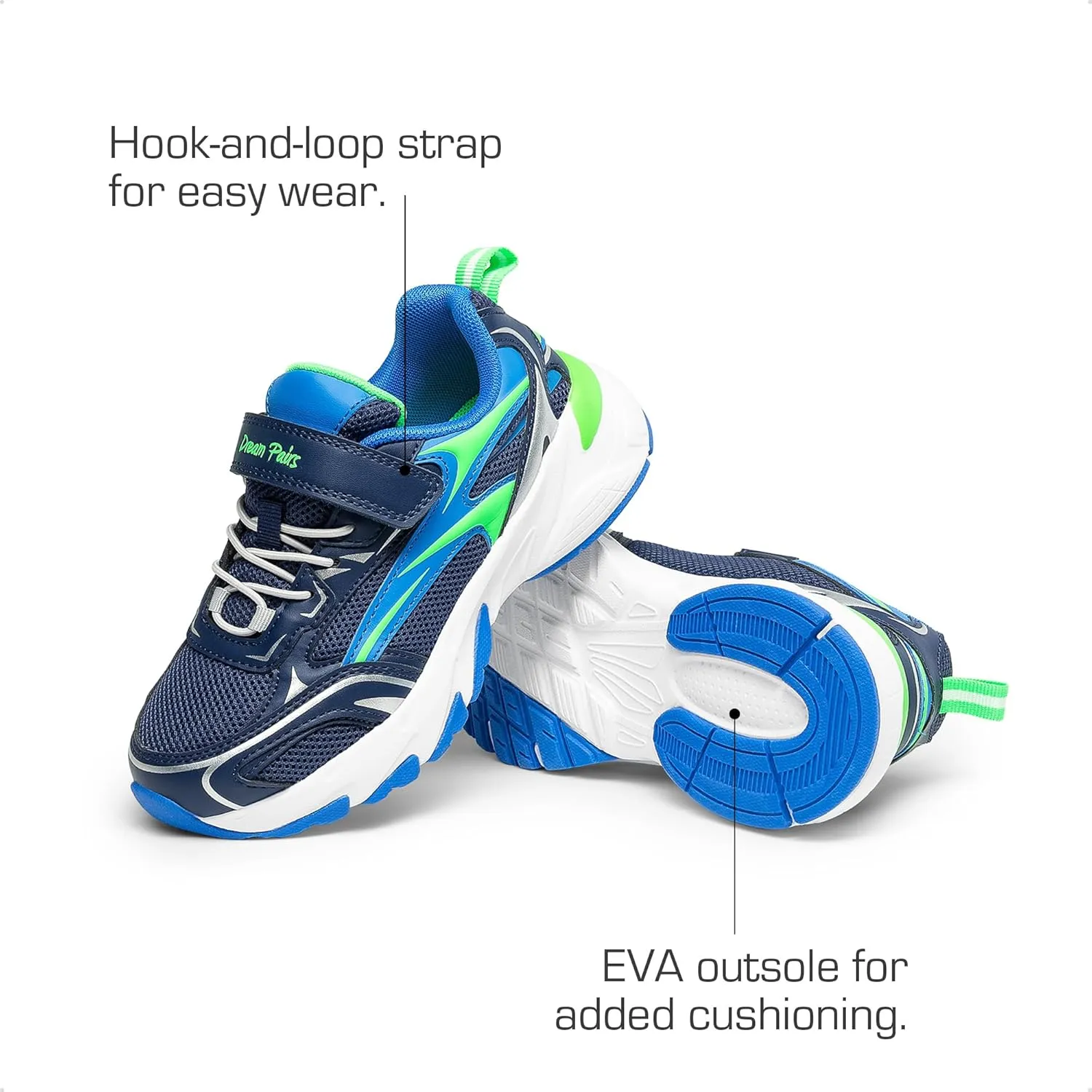 DREAM PAIRS Boys Girls Shoes Kids Tennis Athletic Running Footwear Breathable Walking Sneakers for Little/Big Kid