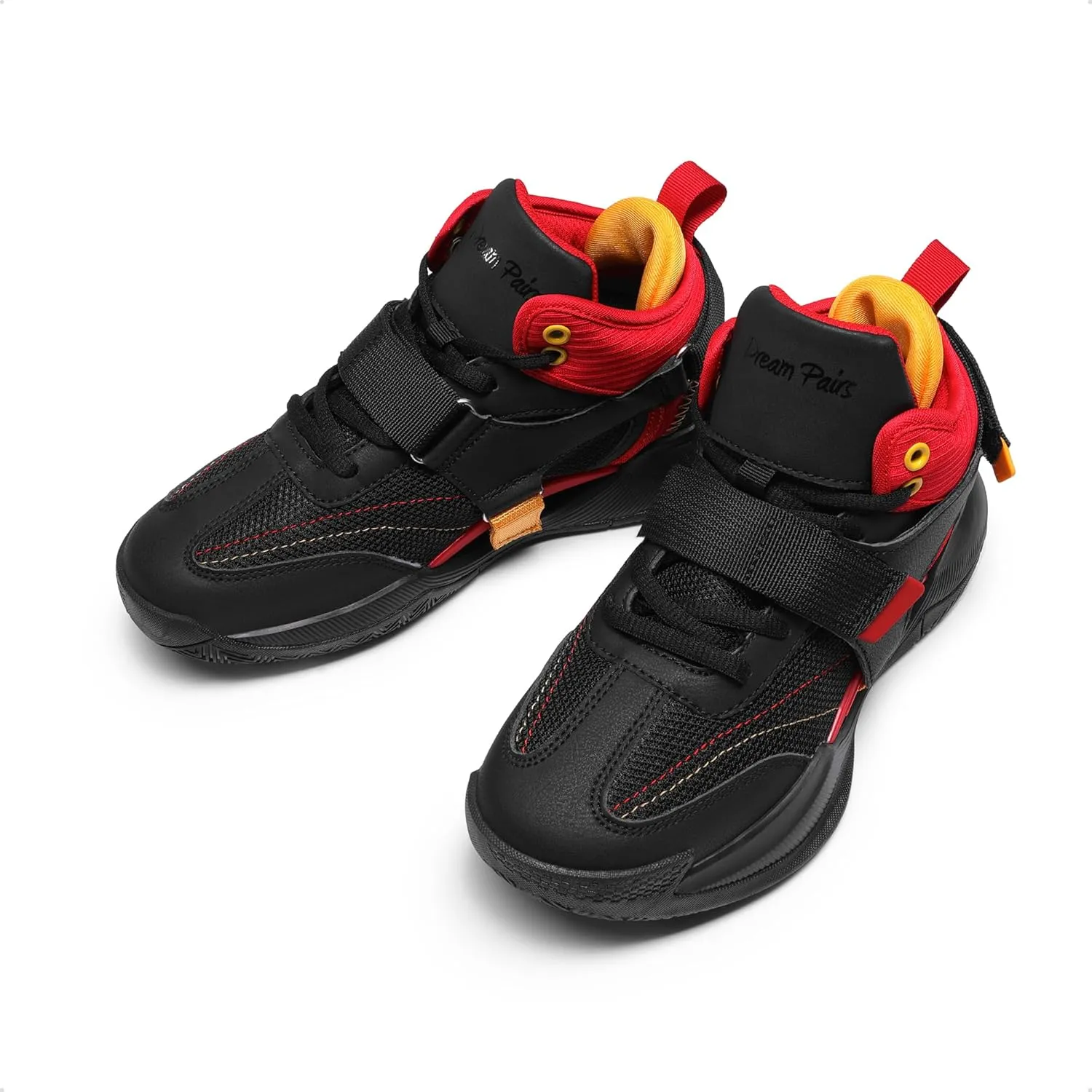 DREAM PAIRS Kids Basketball Shoes Boys Girls Low-top Sneakers Durable Sports Shoes Lace-up Breathable School Trainers for Little Big Kids Youth