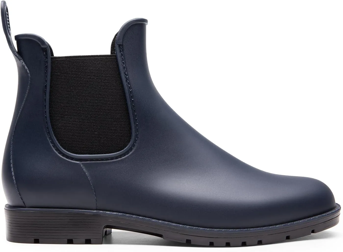 DREAM PAIRS Women's Ankle Rain Boots Chelsea Short Boots Waterproof Elastic Slip On Lightweight Comfortable Garden Outdoor Shoes
