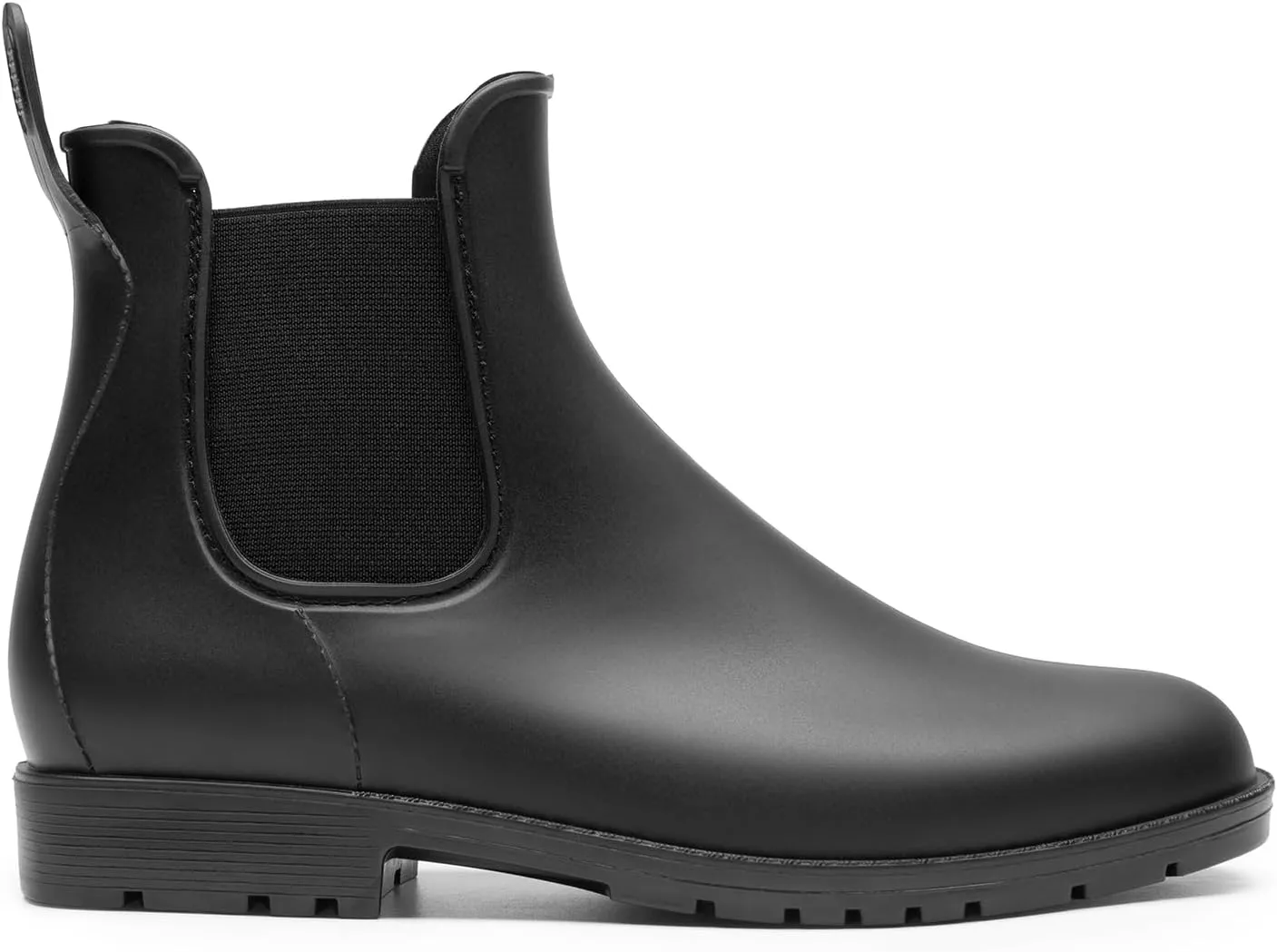 DREAM PAIRS Women's Ankle Rain Boots Chelsea Short Boots Waterproof Elastic Slip On Lightweight Comfortable Garden Outdoor Shoes