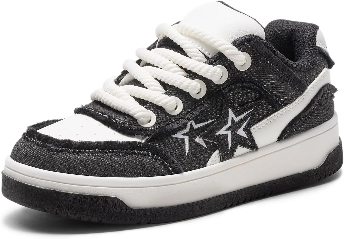 DREAM PAIRS Women's Sneakers Walking Lace-Up Comfortable Casual Rube Flat Low-Top Fashion Sneakers Shoes.