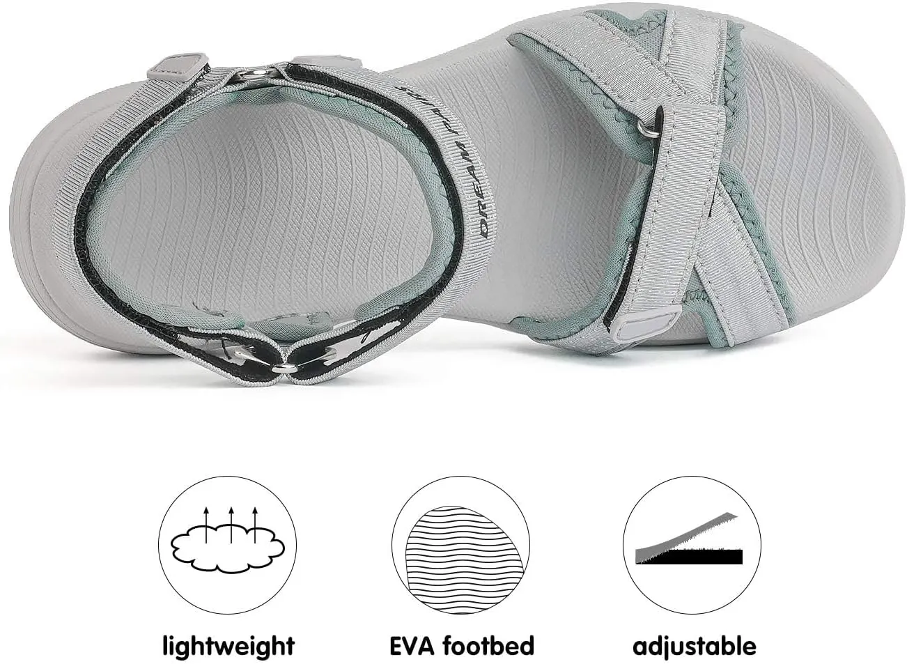 DREAM PAIRS Women's Sport Athletic Sandals Outdoor Hiking Sandals
