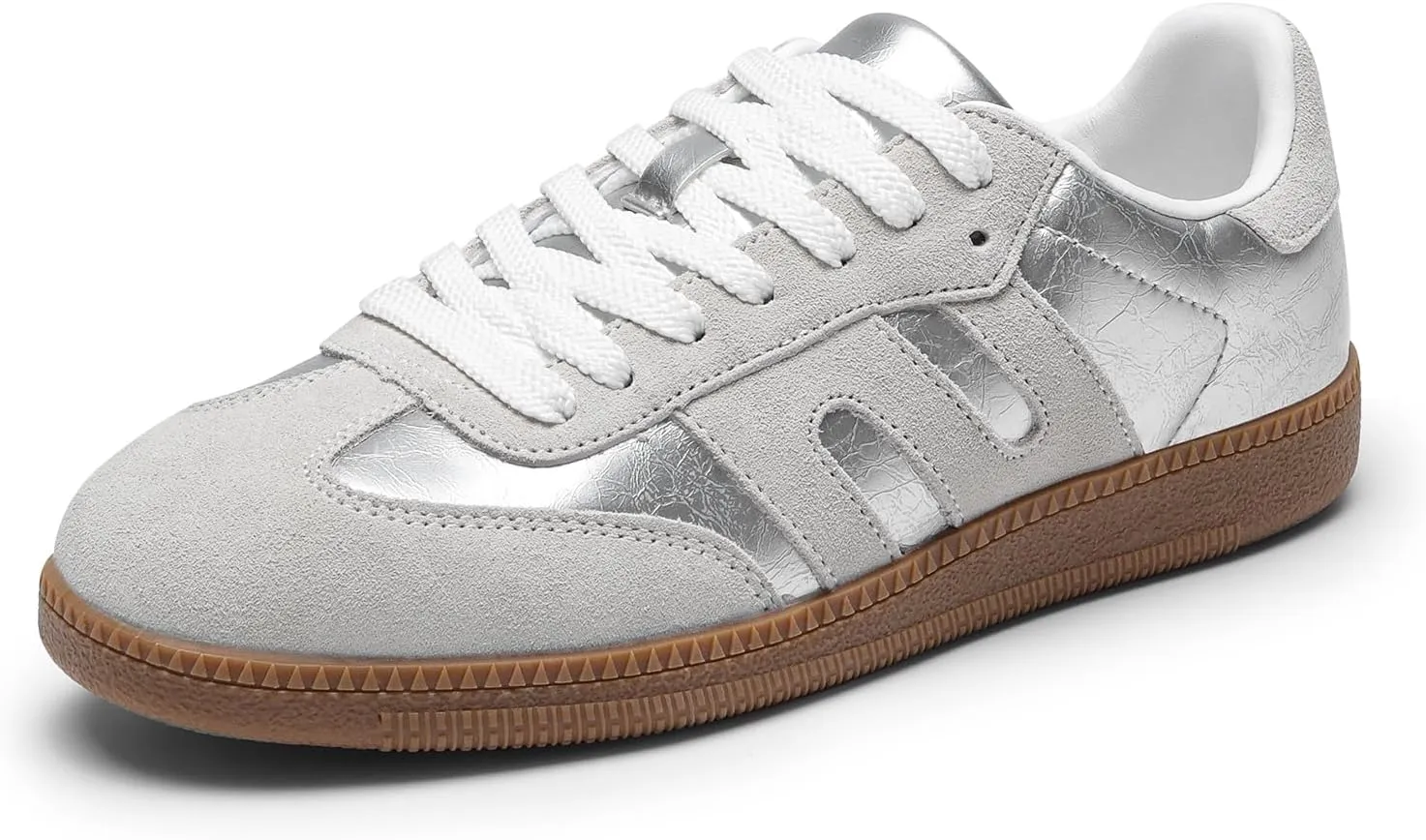 DREAM PAIRS Women's Tennis Sneakers Walking Nia Flat Low-Top Casual Lace-Up Comfortable Fashion Sneakers Shoes.