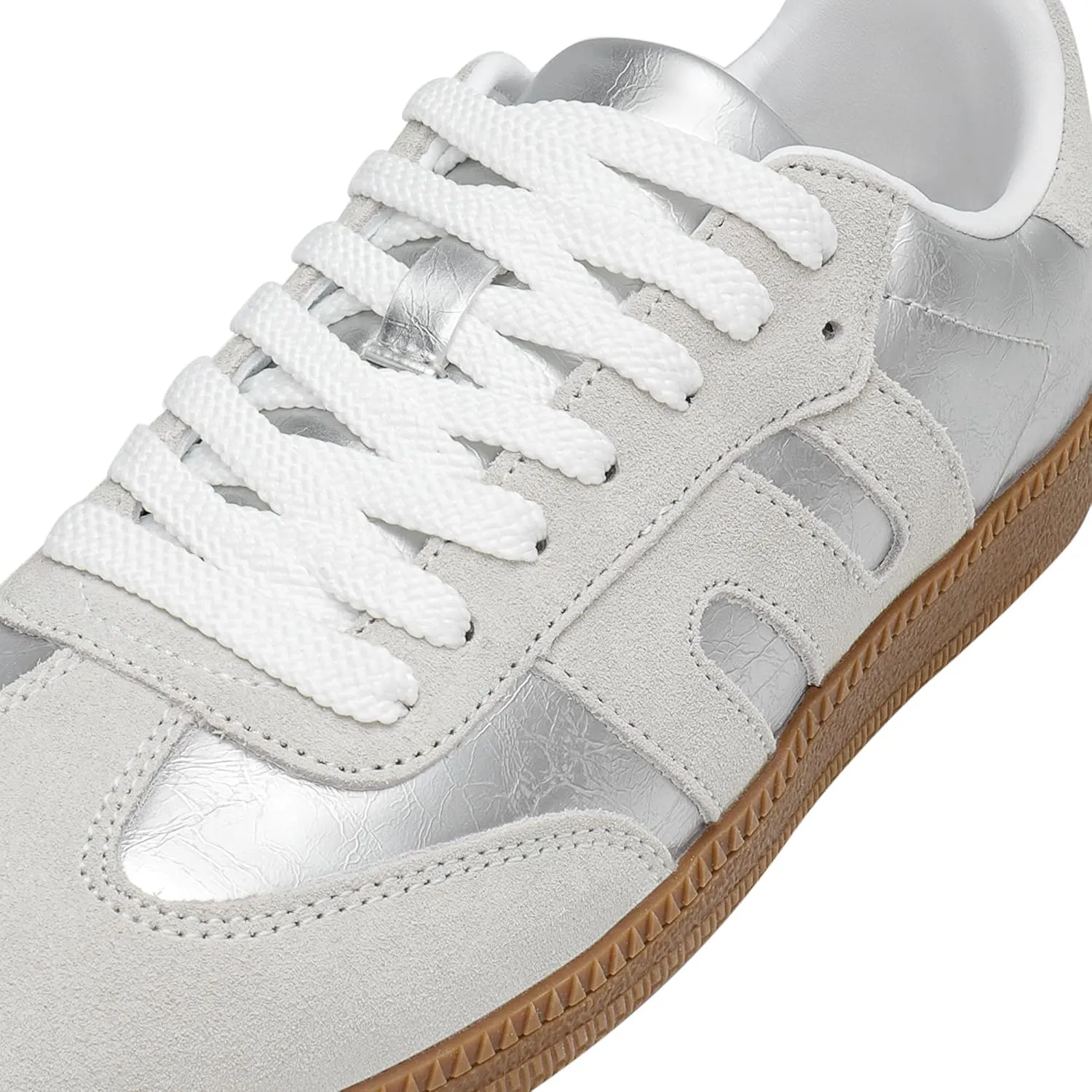 DREAM PAIRS Women's Tennis Sneakers Walking Nia Flat Low-Top Casual Lace-Up Comfortable Fashion Sneakers Shoes.