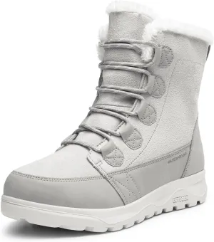 DREAM PAIRS Women's Winter Snow Boots Lace Up Warm Comfortable Faux Fur Lining Outdoor Ankle Booties