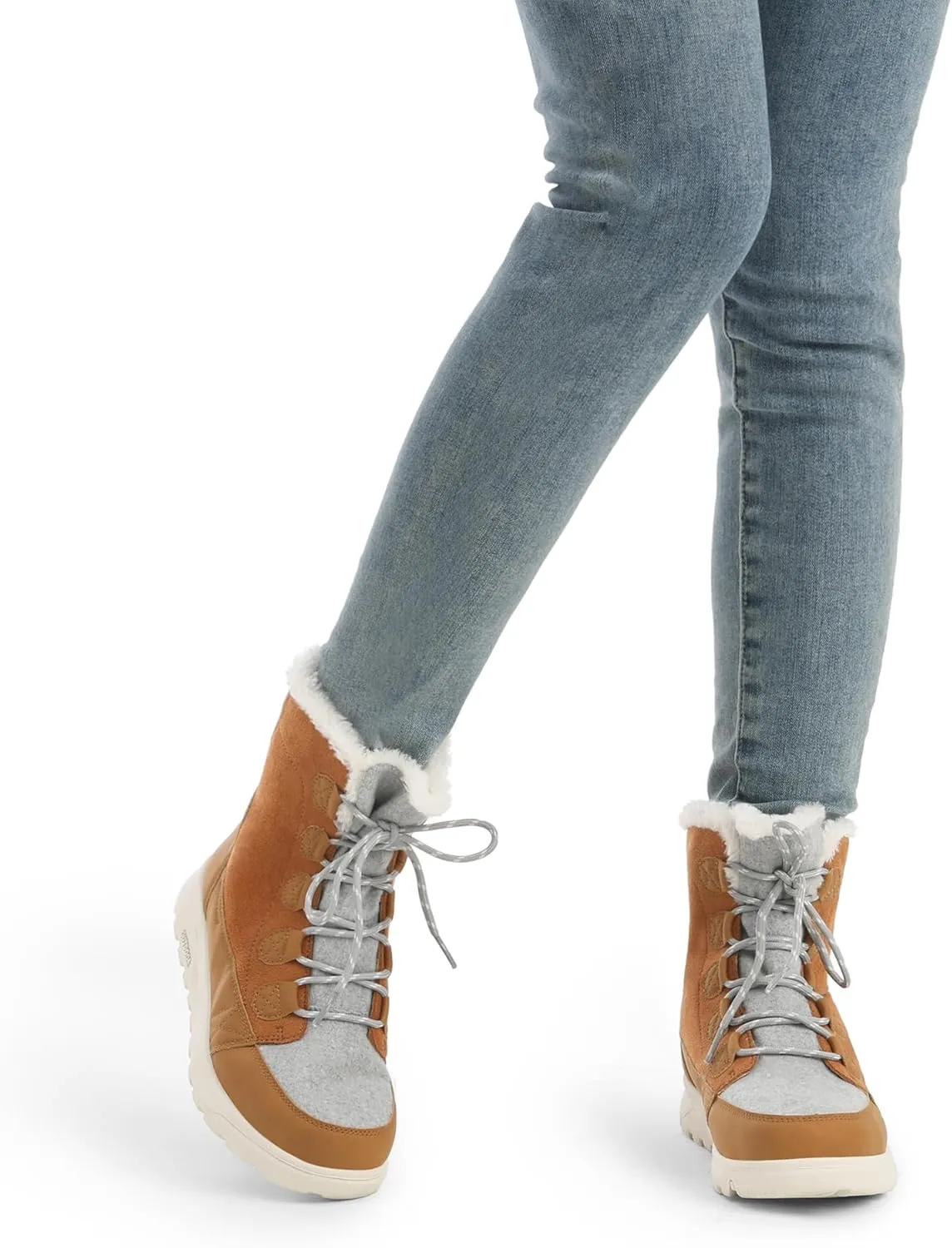 DREAM PAIRS Women's Winter Snow Boots Lace Up Warm Comfortable Faux Fur Lining Outdoor Ankle Booties