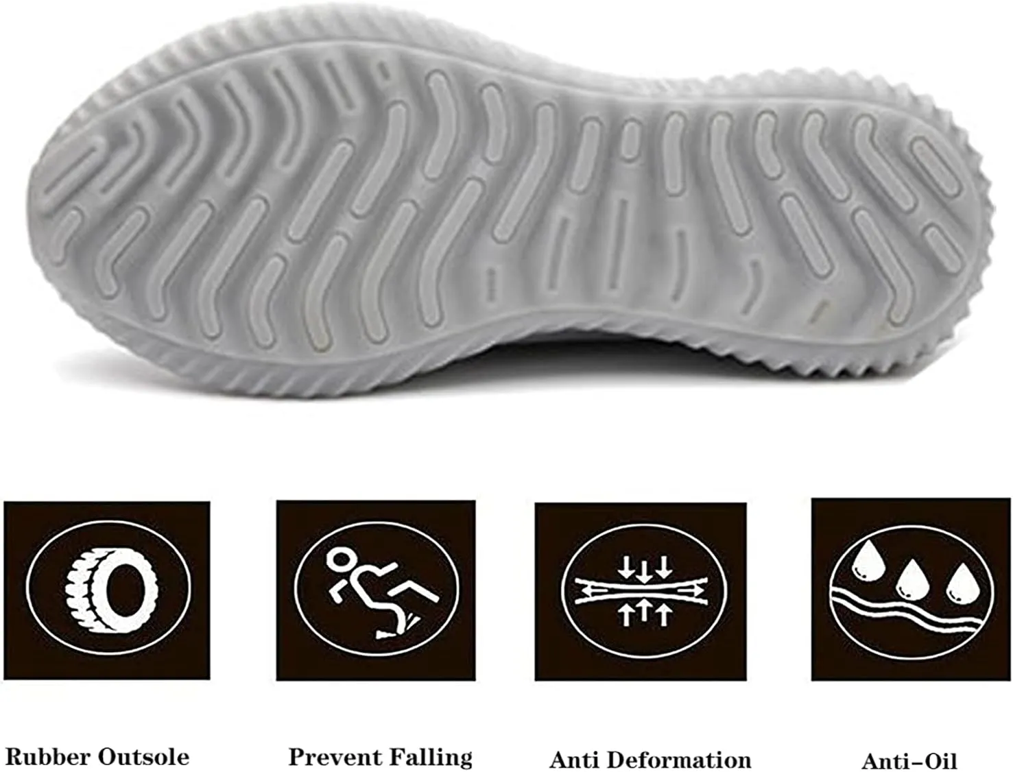 Drecage Steel Toe Safety Shoes for Women Men Work Shoes Industrial & Construction Sneakers Puncture Proof Lightweight Working Shoes