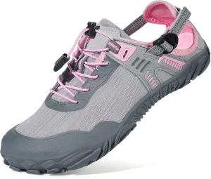 Eagsouni Womens Mens Water Shoes Quick Dry Sport Aqua Shoes Barefoot Non-Slip Outdoor Hiking Sandals with Wide Toe Box & Arch Support