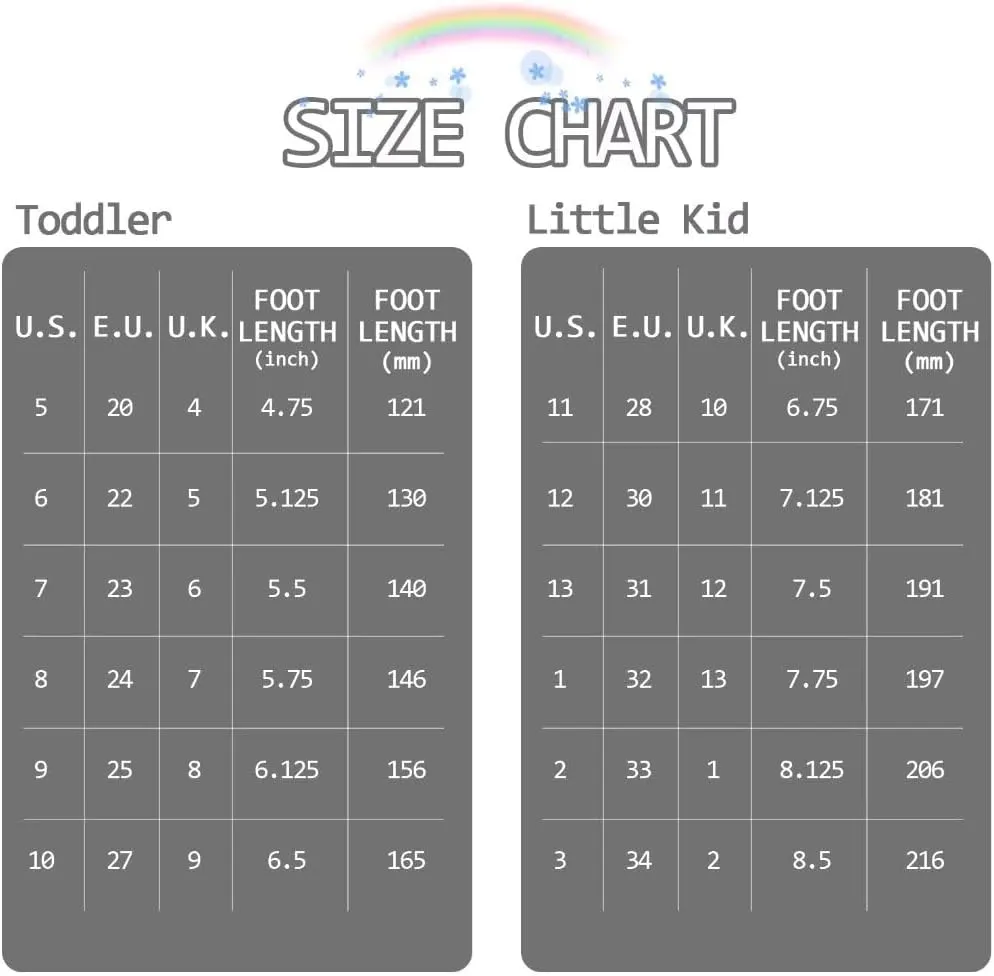 EUXTERPA Boys Girls Waterproof Rain Boots Kids Toddler Solid Color Boots with Easy On Handles