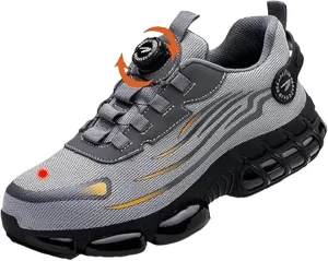 Evontira Shoes for Men, Evontira Steel Toe Power Trainers, Evontura Steel Toe Shoes, Puncture Proof Slip on Sneakers